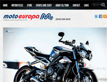 Tablet Screenshot of motoeuropastl.com